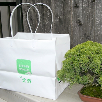 日本小品盆栽組合オリジナル手提げ袋